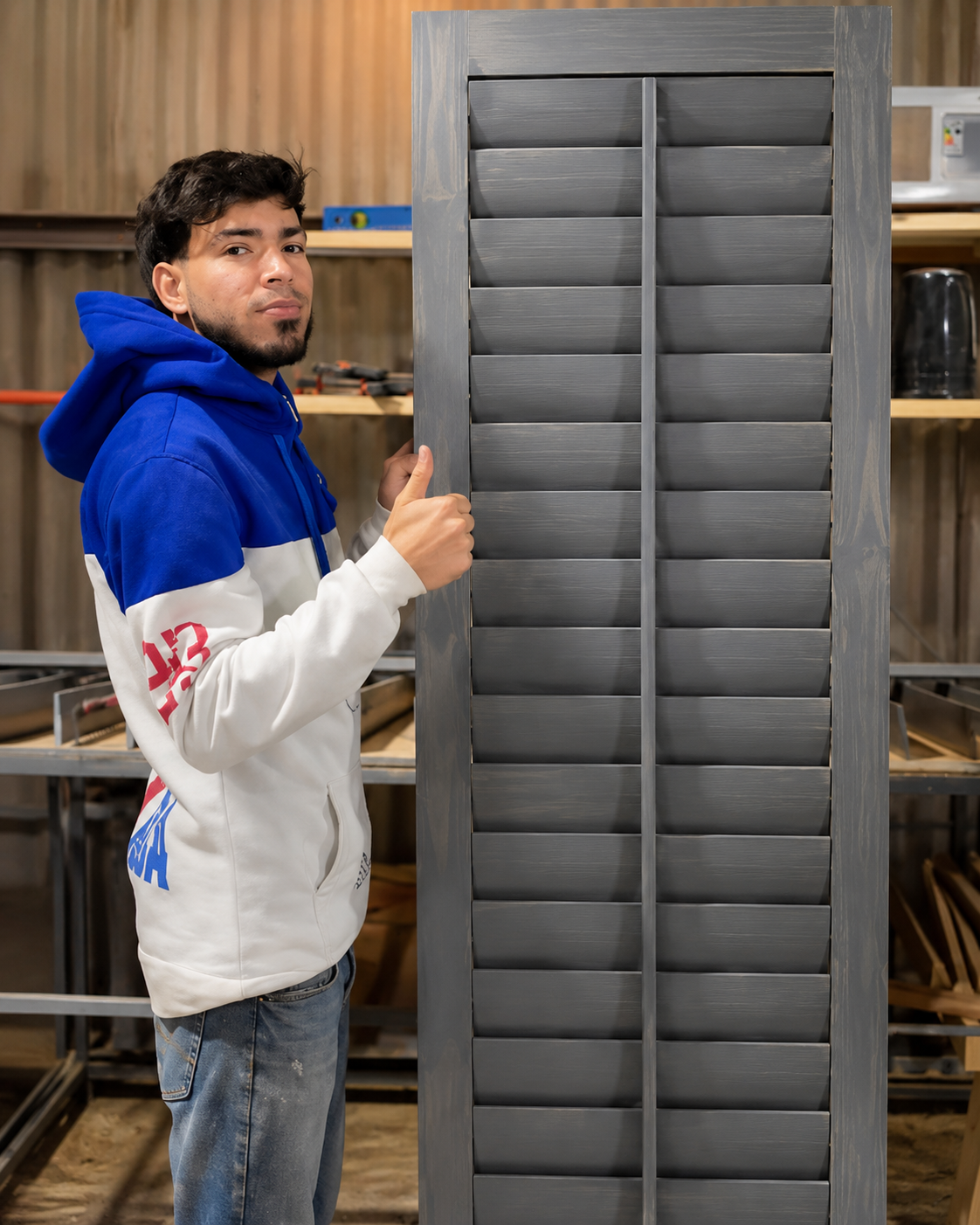 Fabricación de shutters en taller
